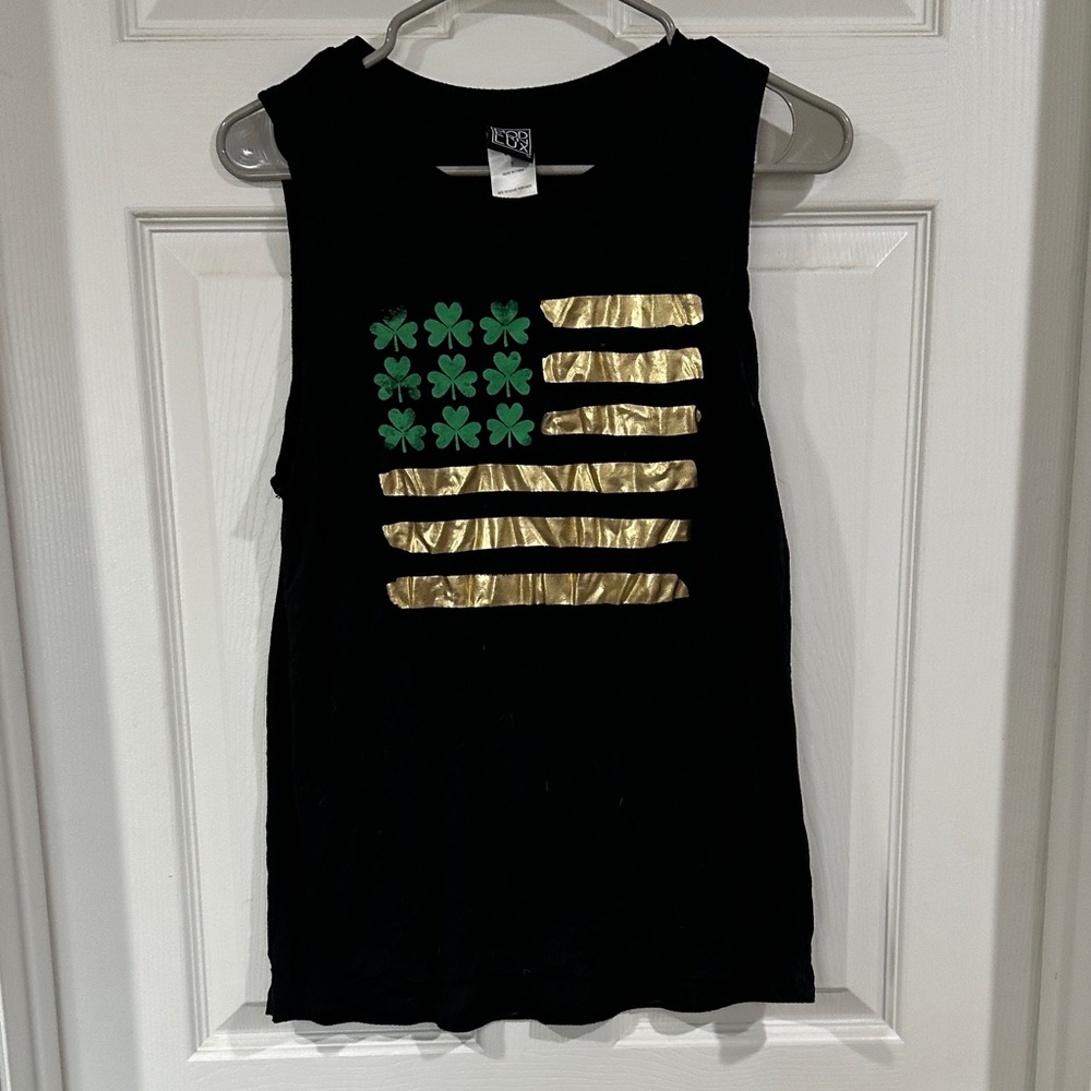 5 for $40. Bundle & Save! Modern Lux Black St. Patrick’s Day Muscle Tee